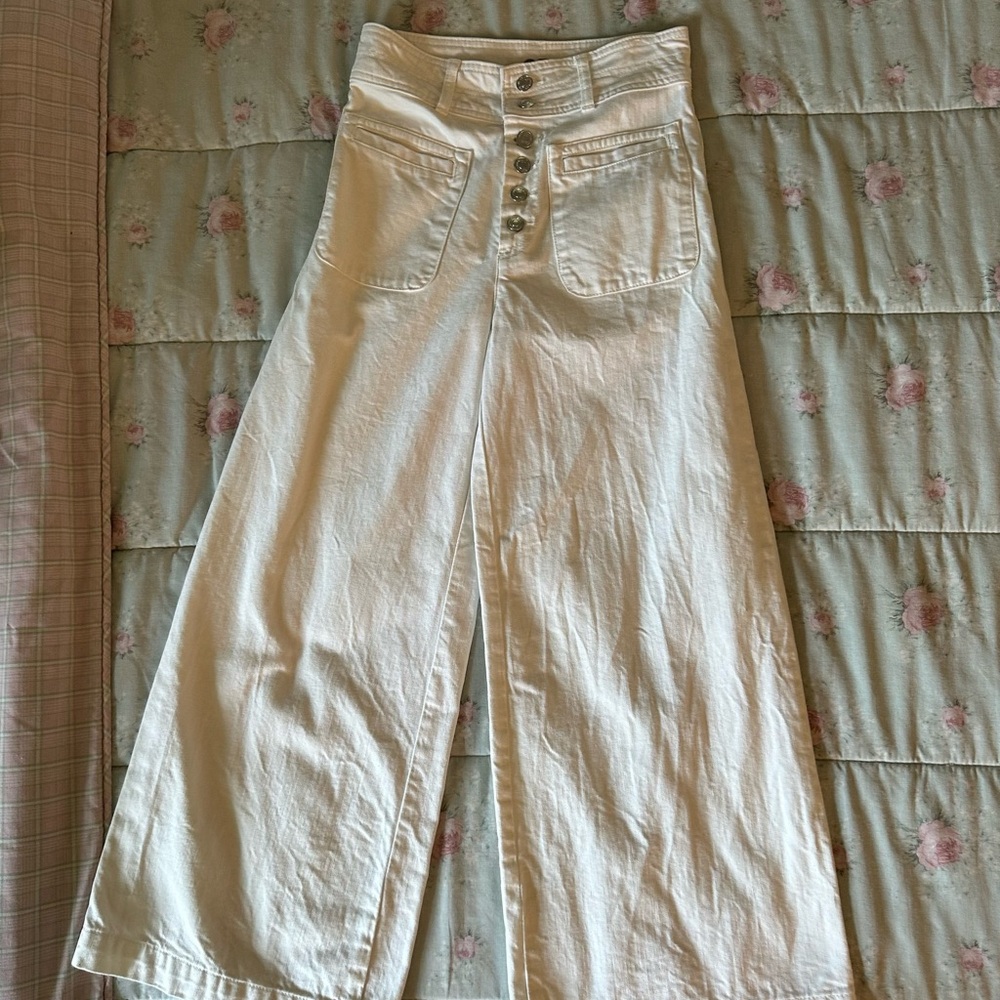 Free People extra high waisted sailor jeans